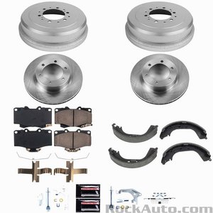 طقم هوبات وفحمات فرامل — أمامي أو خلفي — يُحدد حسب رقم الهيكل (VIN)